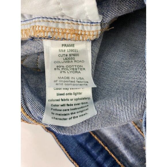 Frame Denim Jeans Le Skinny de Jeanne Blue - Size 26 (size tag missing) - Picture 9 of 11